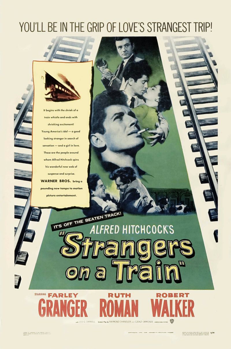 Poster Strangers On A Train
