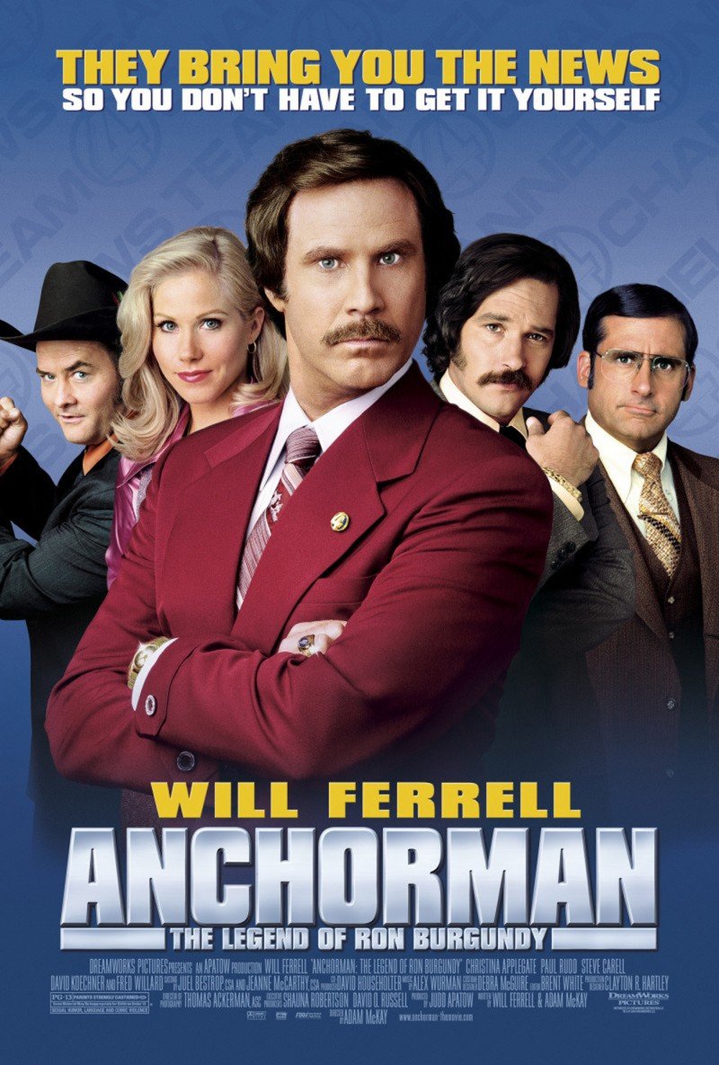 Poster Anchorman: The Legend Of Ron Burgundy