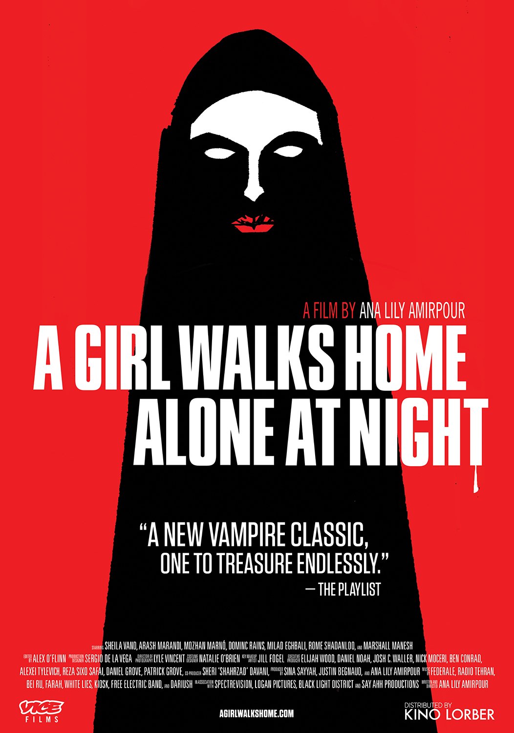 Poster A Girl Walks Home Alone At Night