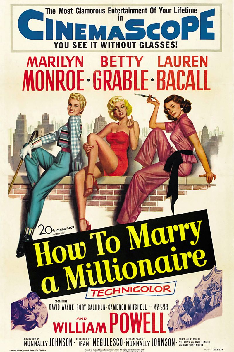 Poster How To Marry A Millionaire