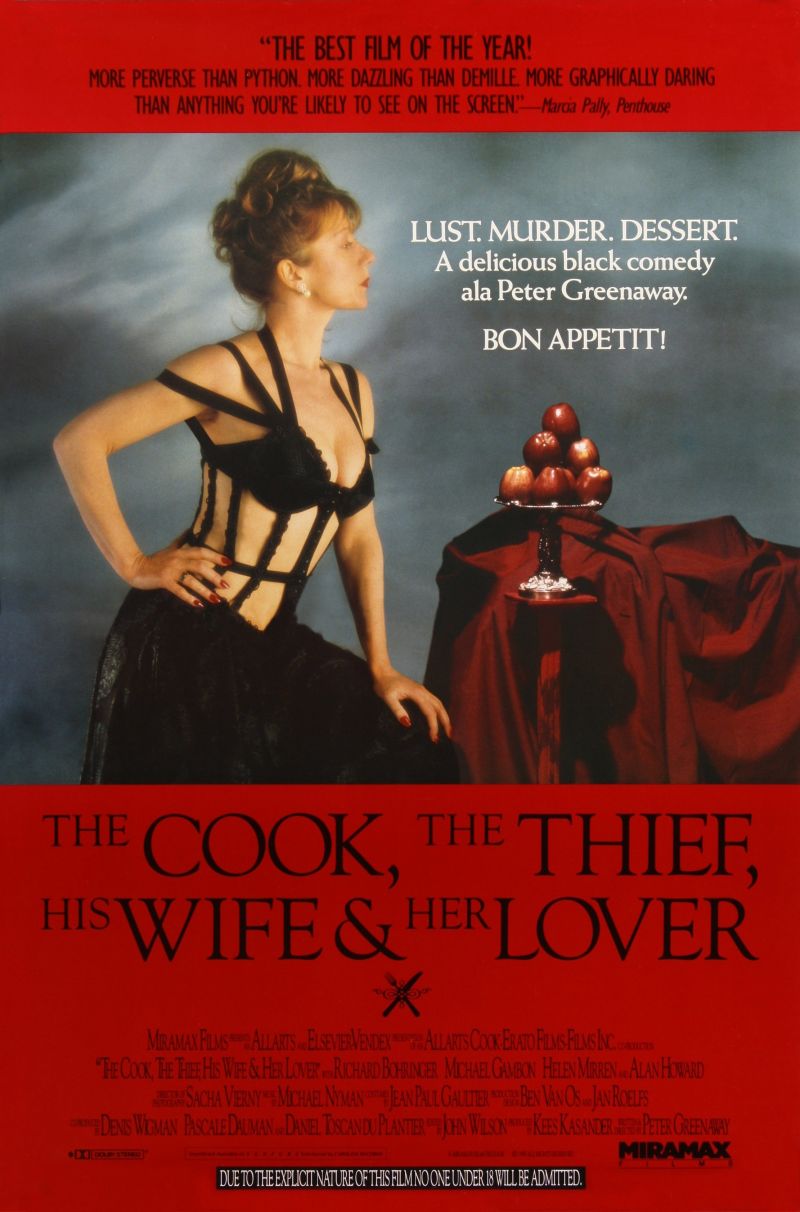 Poster The Cook, The Thief, His Wife & Her Lover