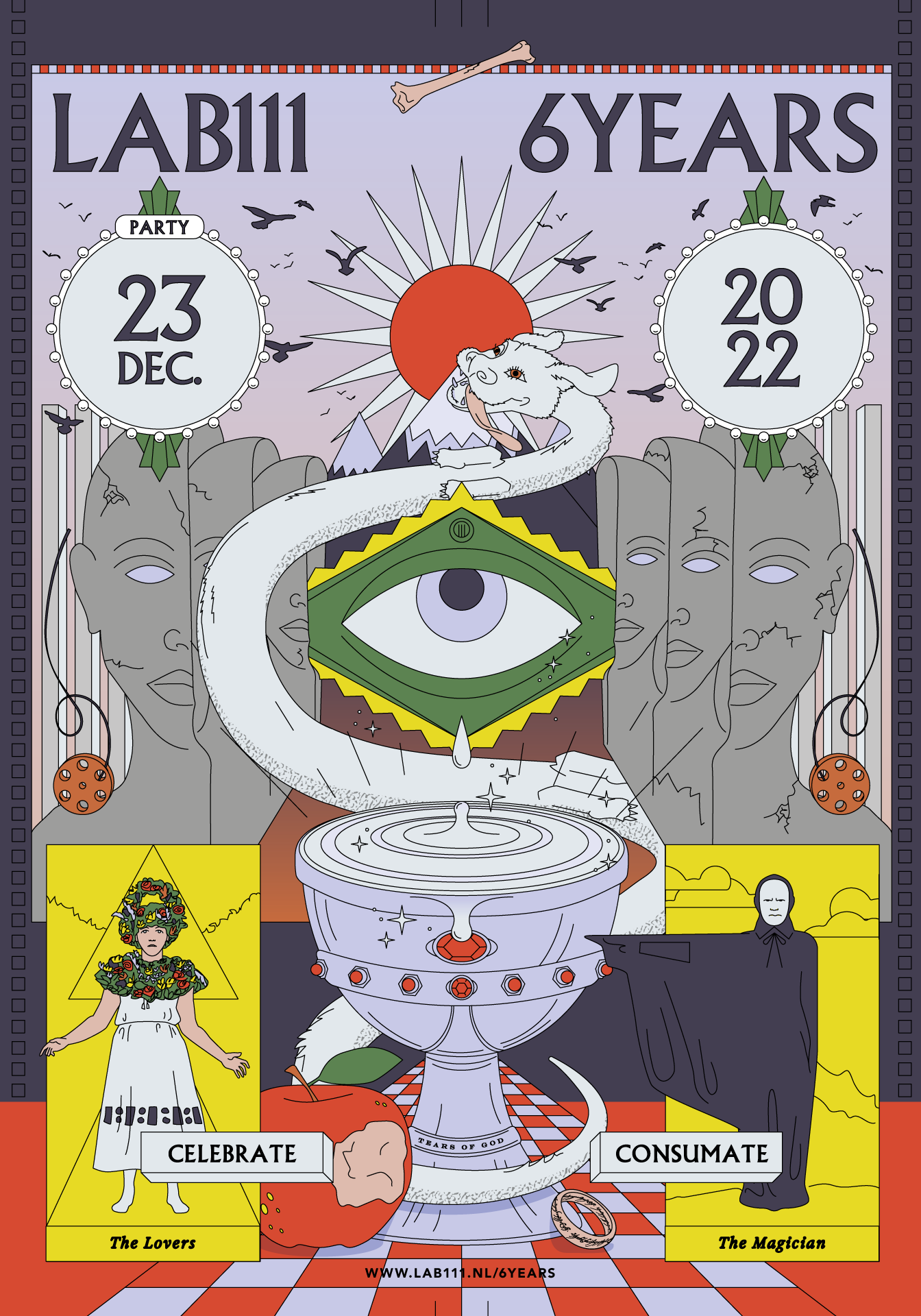 Poster LAB111: 6 Years Anniversary Party