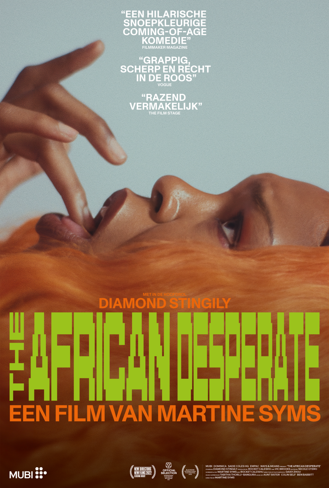 Poster MUBI x Hama Gallery: The African Desperate