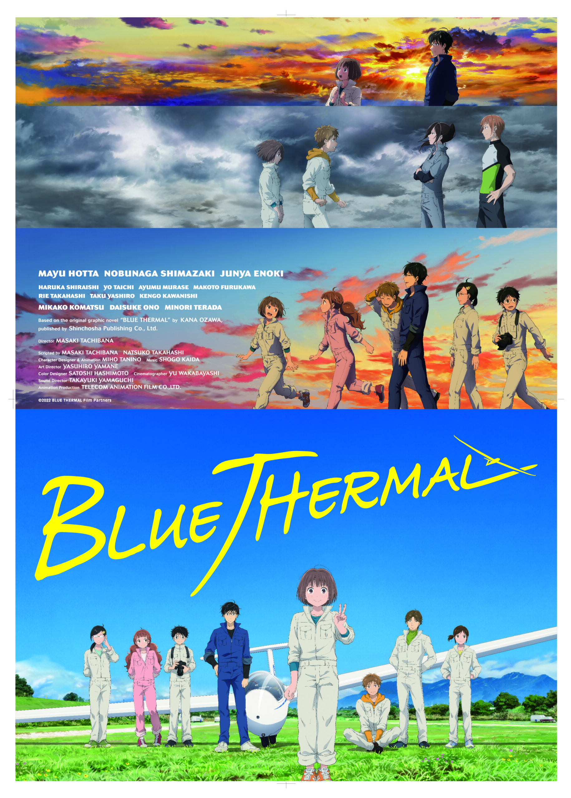 Poster Blue Thermal