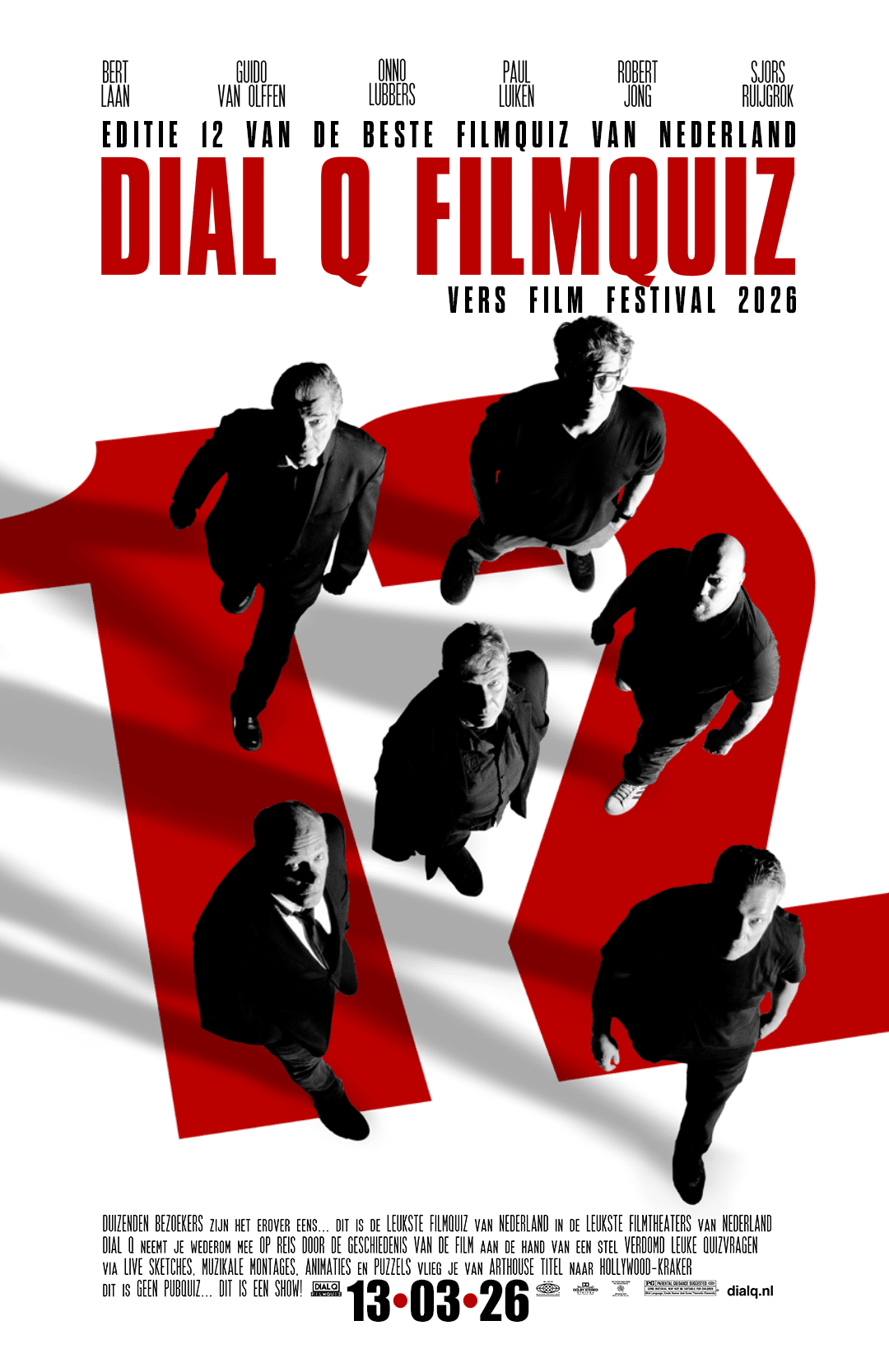 Poster VERS Film Festival 2026 - De Dial Q Filmquiz