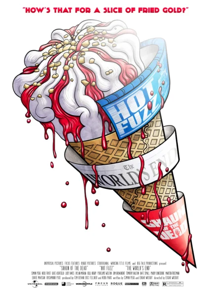 Shaun Of The Dead & Hot Fuzz (Double Bill incl. dinner)