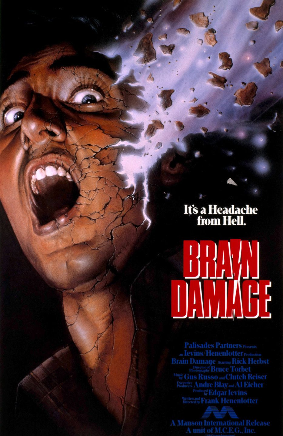 Poster Straight To Video presents Brain Damage (1988)