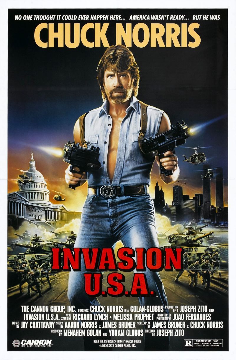Poster Straight To Video presents Invasion U.S.A. (1985) incl. pre-show
