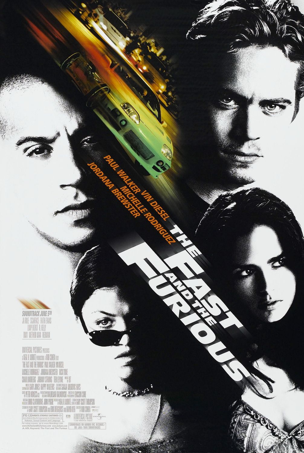 Poster Cine Of The Times presents The Fast And The Furious (2001) incl. pre-show